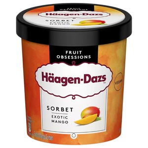 Häagen-Dazs Ice Cream Sorbet Exotic Mango 100Ml