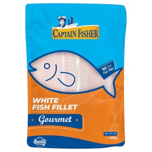 Captain Fisher Frozen White Fish Fillet Gourmet 500G