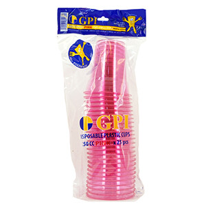 Gpi Cup Pink Plastic Crystal 250Cc