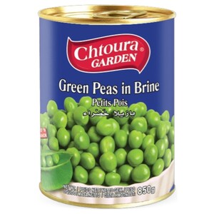 Chtoura Garden Green Peas In Brine 850G
