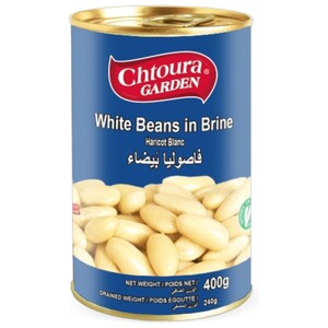 Chtoura Garden White Beans In Brine 400G