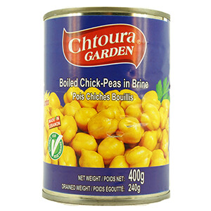 Chtoura Garden Boiled Chick Peas 400G