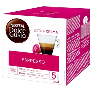 Nescafe Dolce Gusto Capsule Espresso Extra Crema 16 Pieces 88G