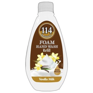 114 Amatoury Foam Hand Wash Refill Vanilla & Milk 300Ml
