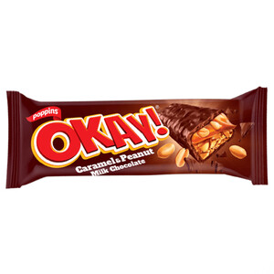 Poppins Okay Caramel Peanut Milk Chocolate 30G