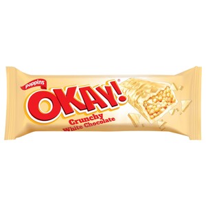 Poppins Okay Crunchy White Chocolate 30G