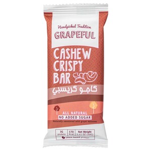 Grapeful Cashew Crispy Bar 40G