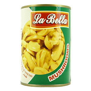 La Bella Can Mushrooms Pieces&Stems 400G
