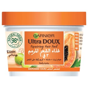 Ultra Doux Hair Food Papaya & Amla 390Ml