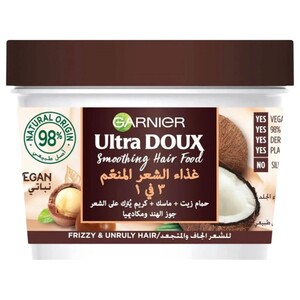 Ultra Doux Hair Food Coconut & Macadamia 390Ml