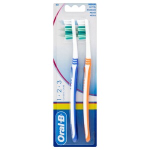 Oral-B Toothbrush Classic Care 40 Medium 2 Pieces