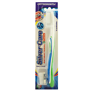 Silver Care H2o Orthodontic Toothbrush +1Head