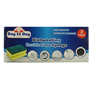 Day To Day Scouring Sponge Med 3Pcs