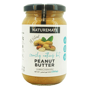 Naturemate Nothing But Peanut Butter Crunchy 350G
