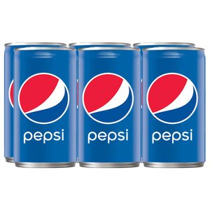 Pepsi Carbonated Drink Can 185Ml X6