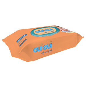 Oui Oui Soft And Fresh Baby Wipes Sensafresh 80 Pieces