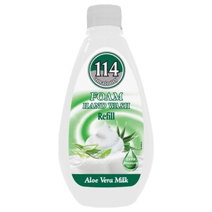 114 Amatoury Handwash Foam Refill Aloe Vera Milk 300Ml