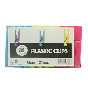 365 Goods Clips Plastic*24Pcs