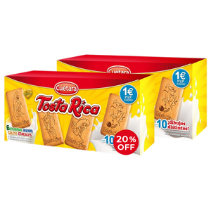 Cuétara Tosta Rica 2 Pieces 190G -20% Off