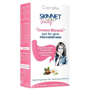 Cosmaline Skinnet Gold Cream Bleach Young 50Ml + 20Ml