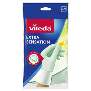Vileda Gloves Extra Sensation Large