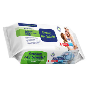 Sanita My Shield Cleaning Disinfecting Wipes 80S