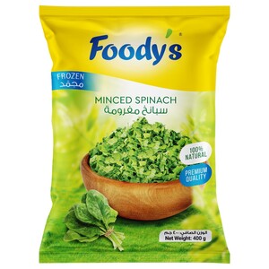 Foody's Frozen Minced Spinach 400G