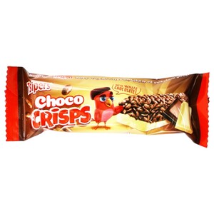 Tsipers Choco Crisps With White Chocolate 18G