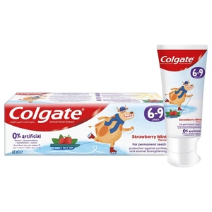 Colgate Toothpaste For Kids 6 To 9 Years Strawberry Mint 60Ml