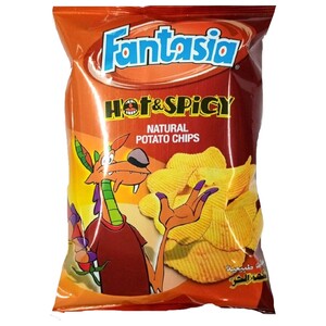 Fantasia Potato Chips Hot & Spicy 65G