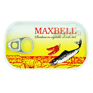Maxbell Sardine With Chilli 125G