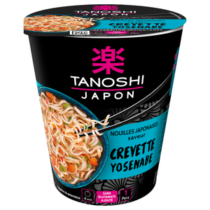 Tanoshi Japanese Cup Noodles Flavored Yosenabe Shrimp 65G