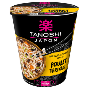 Tanoshi Cup Noodles Flavored Chicken Teriyaki 65G