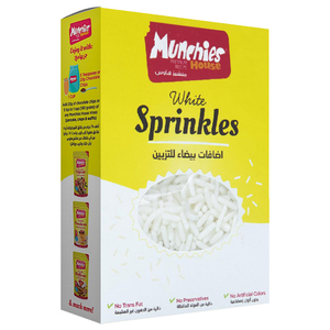 Munchies White Sprinkles 100G