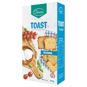 Benina Toast Original 40 Pieces 200G