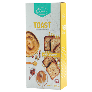 Benina Toast Whole Grain 40 Pieces 200G