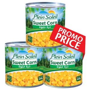 Plein Soleil Sweet Corn 340G X3