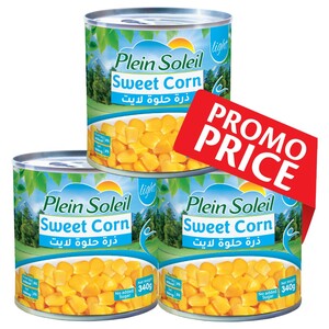 Plein Soleil Sweet Corn Light 340G X3