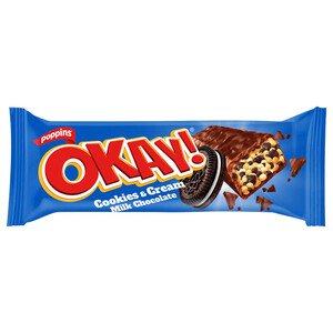 Poppins Okay Cookies & Cream Milk Chocolate 30G