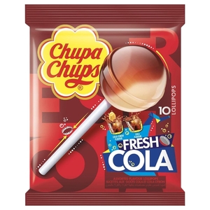 Chupa Chups Lollipops Classic Bag Fresh Cola 10 Pieces 120G