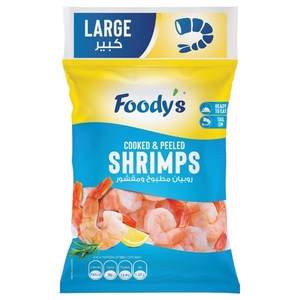 Foody's Frozen Large Shrimps 400G