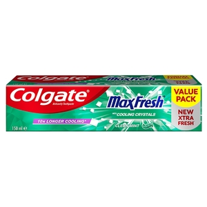 Colgate Toothpaste Clean Mint With Cooling Crystal 150Ml