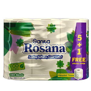 Rosana Toilets 6Rolls 5+1Free