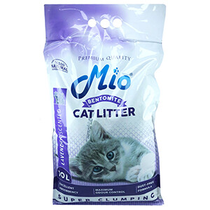 Mio Compact Lavender Bentonite Cat Litter 10L