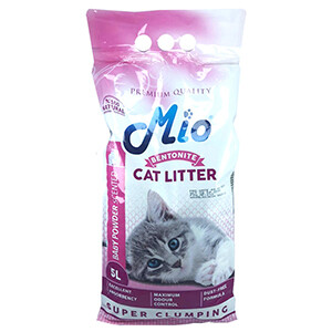 Mio Com. Baby Powder Bentonite Cat Litter 5L
