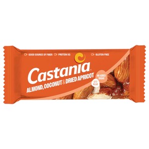 Castania Almond, Coconut & Dried Apricot 38G