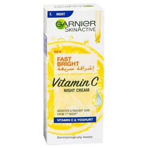 Garnier Fast Bright Night Cream 50Ml
