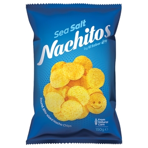 El Sabor Nachitos Sea Salt 150G