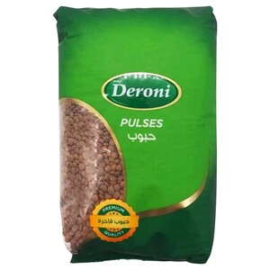 Deroni Red Whole Lentils Vacuum 900G