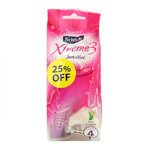 Schick Extreme3 Woman Sensitive 25%